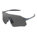 Aero Cycling Sunglass Matte Gray Smoke Silver Mirror BOBSTER