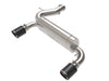 aFe Vulcan 3in 304 SS Axle-Back Exhaust 2021 Ford Bronco L4-2.3L (t)/V6-2.7L (tt) w/ Carbon Tips