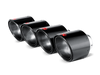 Akrapovic 06-13 Chevrolet Corvette ZO6/ZR1 (C6) Tail Pipe Set (Carbon 125 mm)