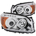 ANZO 2006-2008 Toyota Rav4 Projector Headlights w/ Halo Chrome (CCFL)