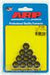 ARP M10x1.25 Sml Clr/Low Head 12PT Nut Kit 8740 Chrome Moly Black - 10 PK