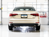 AWE Tuning Audi B9 A4 Touring Edition Exhaust Dual Outlet - Chrome Silver Tips (Includes DP)