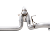 AWE 0FG 21+ Ford F150 Dual Split Rear Exhaust - 5in Chrome Silver Tips