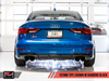 AWE Tuning Audi 8V S3 Track Edition Exhaust w/Diamond Black Tips 102mm