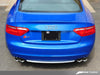 AWE Tuning Audi B8 S5 4.2L Track Edition Exhaust System - Polished Silver Tips