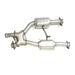 BBK 96-04 Mustang 4.6 GT / Cobra Short Mid X Pipe w Catalytic Converters 2-1/2 For Long Tube Headers