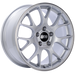 BBS CH-R 18x8.5 5x112 ET38 Brilliant Silver Polished Rim Protector Wheel -82mm PFS/Clip Required