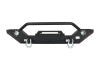 Fishbone Offroad 87-06 Jeep TJ/YJ Wrangler TJ/YJ Steel Front Bumper W/LEDs - Blk Textured Powercoat