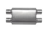 Gibson CFT Superflow Dual/Dual Oval Muffler - 4x9x18in/3in Inlet/3in Outlet - Stainless