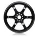 Gram Lights 57CR 18x10.5 +12 5x114.3 Gloss Black Wheel