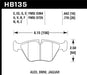 Hawk 95-02 BMW M3 Performance Ceramic Street Front Brake Pads