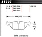 Hawk 92-95 BMW 325iS HT-10 Race Rear Brake Pads