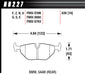 Hawk 92-95 BMW 325iS / 96-02 BMW M3 DTC-70 Race Rear Brake Pads