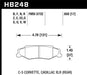 Hawk 97-12 Corvette/01-04 Z06/05-09 Z51 DTC-30 Race Rear Brake Pads