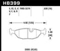 Hawk BMW Motorsport 16mm Thick DTC-60 Rear Race Brake Pads