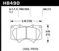 Hawk 10 Lexus GX460 / 03-09 Lexus GX470 / 04-10 4Runner 4.0L/4.7L / 07-10 FJ Cruiser 4.0L / 03-07 Se