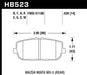 Hawk 06-10 Mazda Miata Mx-5 Base Blue 9012 Race Rear Brake Pads