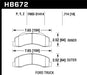 Hawk 10-11 Ford Expedition/F-150 SVT Raptor / 10-11 F-150 Front Street Brake Pad