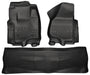 Husky Liners 2012.5 Ford SD Crew Cab WeatherBeater Combo Black Floor Liners (w/o Manual Trans Case)