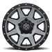 ICON Rebound 18x9 5x150 25mm Offset 6in BS 110.1mm Bore Titanium Wheel