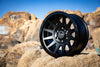 ICON Compression 17x8.5 6x135 6mm Offset 5in BS 87.1mm Bore Double Black Wheel