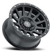 ICON Compression 17x8.5 6x135 6mm Offset 5in BS 87.1mm Bore Satin Black Wheel