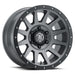 ICON Compression 17x8.5 6x135 6mm Offset 5in BS 87.1mm Bore Titanium Wheel