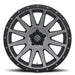 ICON Compression 20x10 6x5.5 -19mm Offset 4.75inBS Titanium Wheel