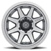 ICON Rebound Pro 17x8.5 6x135 6mm Offset 5in BS 87.1mm Bore Titanium Wheel