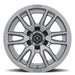 ICON Vector 6 17x8.5 6x135 6mm Offset 5in BS 87.1mm Bore Titanium Wheel