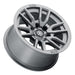 ICON Vector 6 17x8.5 6x5.5 0mm Offset 4.75in BS 106.1mm Bore Titanium Wheel