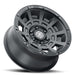 ICON Thrust 17x8.5 6x135 6mm Offset 5in BS Satin Black Wheel