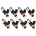 Injector Dynamics 1340cc Injectors-48mm Length - 14mm Grey Top - 15mm (Orange) Low O-Ring (Set of 8)