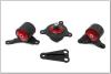 Innovative 02-05 Civic K-Series Black Steel Mounts 75A Bushings (Not K24 Trans)