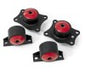 Innovative 00-09 Honda S2000 F-Series Black Steel Mounts 75A Bushings (Rear Diff Mounts OEM Diff)