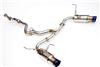 Invidia 08-11 STi Hatch / 11 WRX Hatch Dual N1 Single Layer Titanium Tipped Cat-back Exhaust