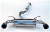 Invidia Subaru BRZ / Scion FRS Q300 w/ Rolled Titanium Tips Cat- Back Exhaust (Blue Edge)