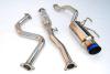 Invidia 92-99 Honda Civic EX/SI Models Only Coupe 60mm (101mm tip) Titanium Tip Cat-Back Exhaust