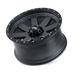 ION Type 134 17x8.5 / 5x127 BP / 6mm Offset / 83.82mm Hub Matte Gunmetal/Black Beadlock Wheel