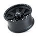 ION Type 134 17x8.5 / 5x127 BP / 6mm Offset / 83.82mm Hub Matte Gunmetal/Black Beadlock Wheel