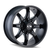 ION Type 181 20x12 / 5x127 BP / -44mm Offset / 87mm Hub Satin Black/Milled Spokes Wheel