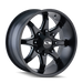 ION Type 181 17x9 / 5x114.3 BP / -12mm Offset / 87mm Hub Satin Black/Milled Spokes Wheel