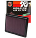 K&N 08 Honda Accord 3.5L V6 Drop In Air Filter