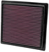 K&N 11 Jeep Grand Cherokee / 11 Dodge Durango Replacement Panel Air Filter