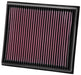 K&N Replacement Air Filter for Opel / Vauxhall / Saab 11.375in O/S L x 10.125in O/S W x 1.625in H