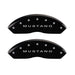 MGP 4 Caliper Covers Engraved Front Mustang Engraved Rear S197/GT Black finish silver ch