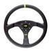 OMP Velocita Flat Steering Wheel 350mm - - Small Suede (Black)