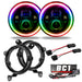 Oracle Jeep Wrangler JL/JT 7in. High Powered LED Headlights (Pair) - ColorSHIFT w/ BC1 Controller