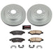 Power Stop 10-16 Cadillac SRX Rear Z17 Evolution Geomet Coated Brake Kit