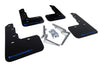 Rally Armor 17-21 Honda Civic Type R Black UR Mud Flap w/ Blue Logo